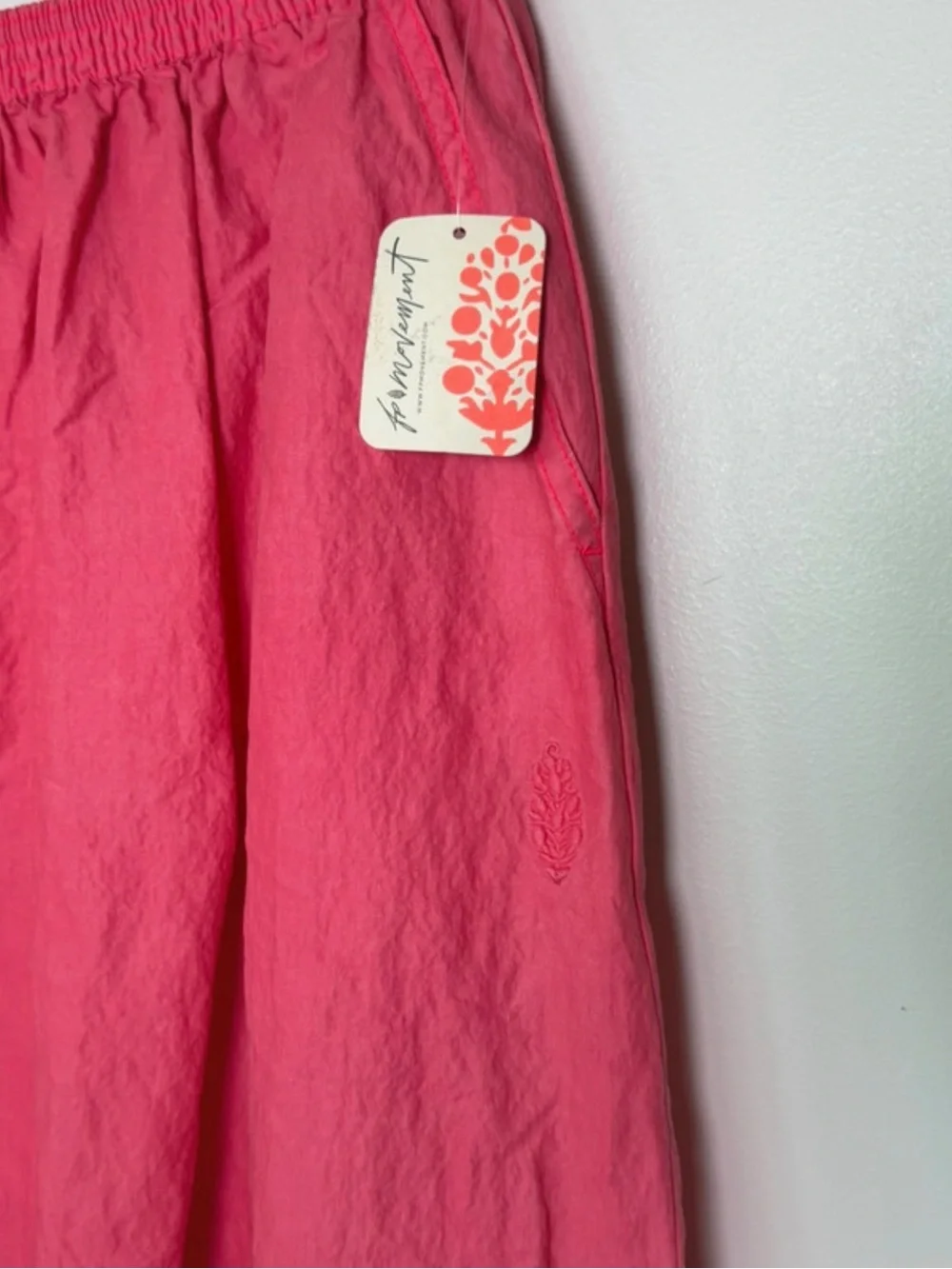 Free People Pink Balloon Pants Women Size S NWT